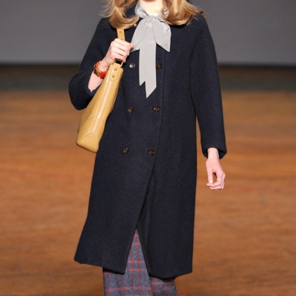 Marc By Marc Jacobs Bright Navy Wool Winter Jacket
